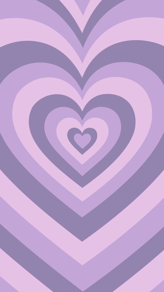 a heart shaped pattern in shades of purple