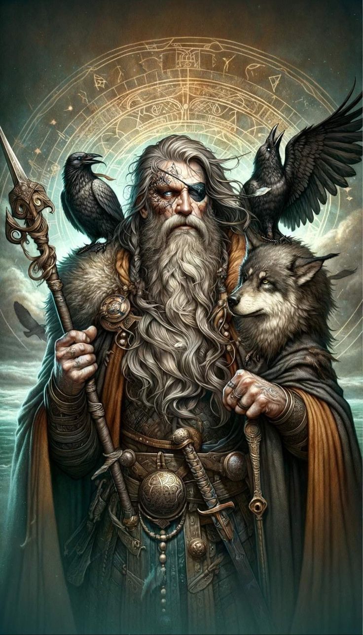 Viking Ancestry, Viking Gods, Odin Norse Mythology, Arte Viking, Art Viking, Viking Quotes, Symbole Viking, Norse Myth, Norse Tattoo