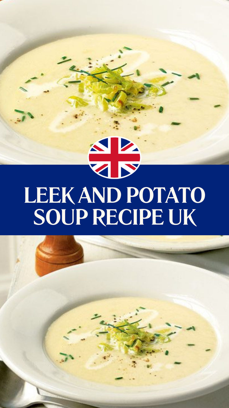 Leek And Potato Soup Recipe UK Best Leek And Potato Soup Recipe, Creamy Potato Leek Soup Recipe, Easy Potato Leek Soup Recipe, Ham And Leek Soup, Leak And Potato Soup Recipes, Leek Potato Soup Recipe, Leek Soup Recipes, Potato And Leak Soup, Potato And Leek Soup Recipe