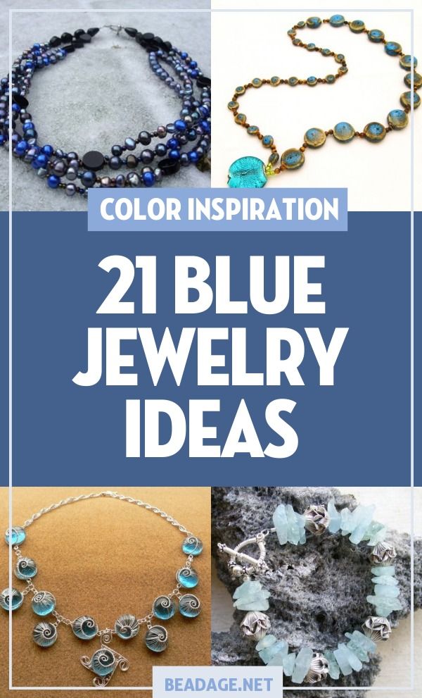 blue jewelry with the title color inspirationtion 21 blue jewelry ideas