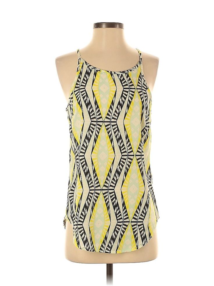 Spicy Girl Sleeveless Blouse Size: Small Tops - used. 100% POLYESTER | Spicy Girl Sleeveless Blouse: Yellow Tops - Size Small Yellow Tops, Yellow Top, Small Tops, Sleeveless Blouse, Sleeveless Top, Women Handbags, Womens Tops, Handbags, Yellow