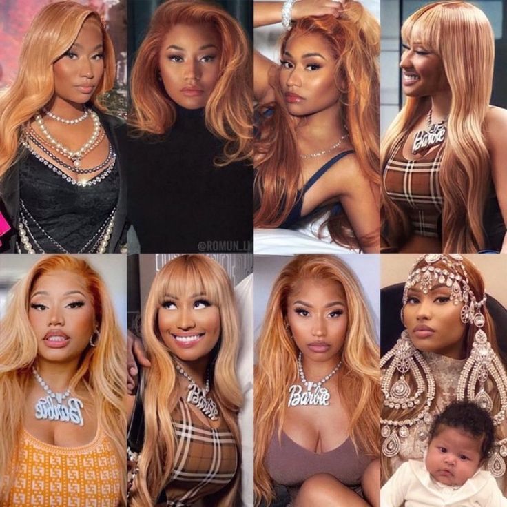 Nicki Minaj Makeup, Nicki Minaj Wig, Old Nicki Minaj, Nicki Minaj Fashion, Nicki Minaj Hairstyles, Black Women Wigs, Black Women Celebrities, New Nicki Minaj, Hair Color For Brown Skin