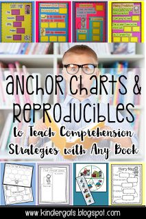 anchor cards and reprodicibles to teach compension for students with any book