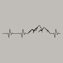 ☀ Mountains in my heartbeat! ☀ ORGANIC | Seedshirt Heartbeat Mountain Tattoo, Tattoo Berge, Tattoo Heartbeat, Tatoo Ring, Skiing Tattoo, Moutain Tattoos, Ekg Tattoo, Natur Tattoo Arm, Berg Tattoo