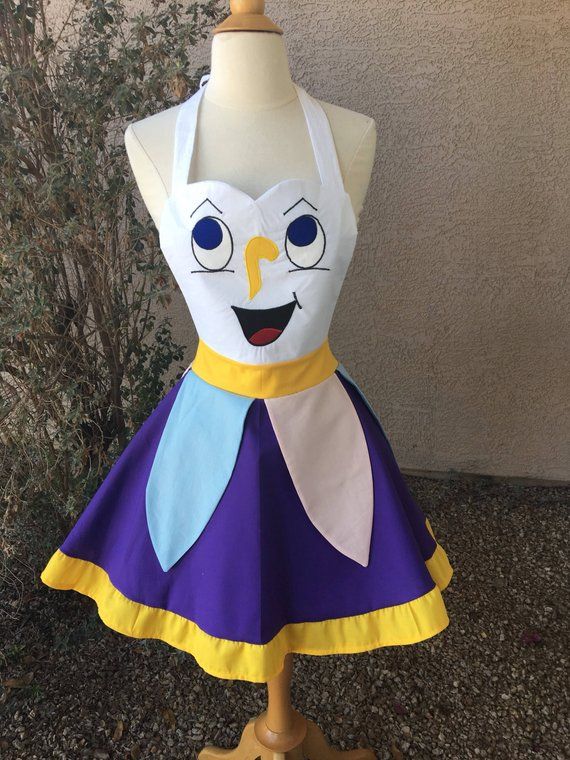 the dress is made to look like it has an evil face on it and yellow trims