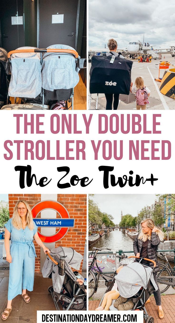 the only double stroller you need is the zoo twin and it's not too big