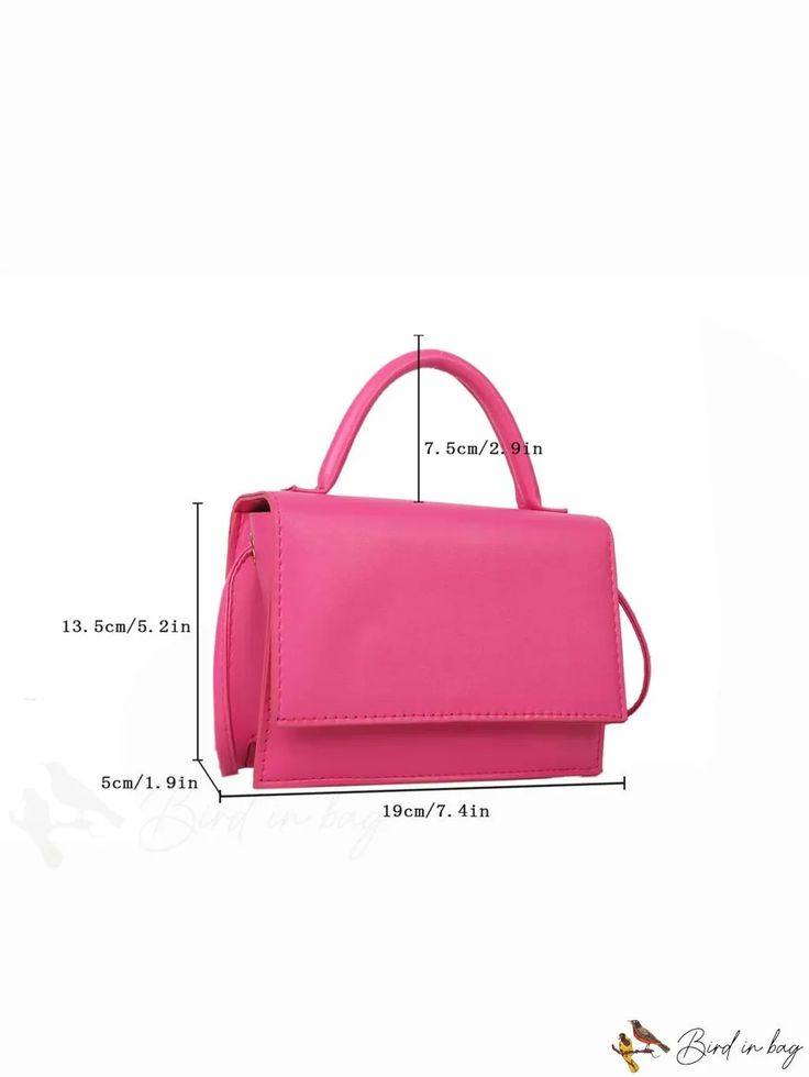 BirdinBag - Compact Sleek Flap Bag Solid Color Evening Mobile Phone Bag, Solid Color Crossbody Mobile Phone Bag, Solid Color Mobile Phone Crossbody Bag, Crossbody Box Bag For Mobile Phones, Solid Color Crossbody Box Bag For Mobile Phone, Solid Color Mobile Phone Crossbody Box Bag, Solid Color Crossbody Shoulder Bag With Removable Pouch, Rectangular Flap Bag With Mobile Phone Pocket For Shopping, Trendy Bag With Removable Pouch