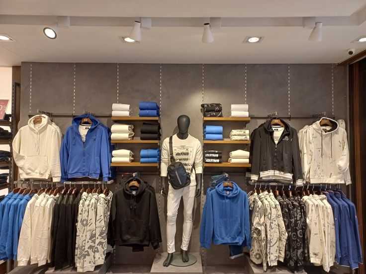 Tie House 
Winter fashion 2023
colors
black + white + blue Clothing Store Decor, Retail Clothing Display, Boutique Store Displays, Visual Merchandising Fashion, Shoe Store Design, Clothing Store Displays, Clothing Store Interior, Clothing Store Design, Clothing Displays