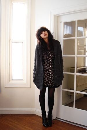 Big Cardigan, Prada Boots, Cardigan Outfit, Whimsy Goth, Wardrobe Inspiration, Cardigan Outfits, Gap Sweater, Pretty Clothes, Lace Up Booties