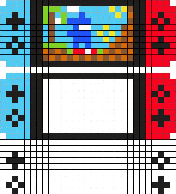 an image of a computer screen made out of pixellated squares and pixels on it