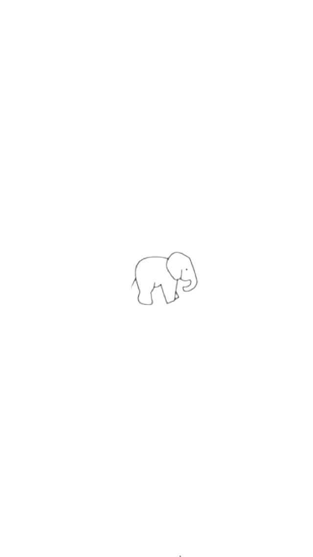 the elephant is standing alone in the field