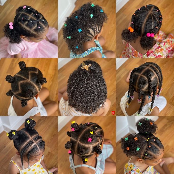 2022 Hair Inspiration 👑❤️ #kidshairstyles | Instagram Natural Hairstyles For Black Kids, Black Baby Girl Hairstyles, Ponytails Braids, Baby Girl Hairstyles Curly, Daughter Hairstyles, Easy Toddler Hairstyles, Cute Toddler Hairstyles, Hairstyles For Black Kids, Cute Natural Hairstyles