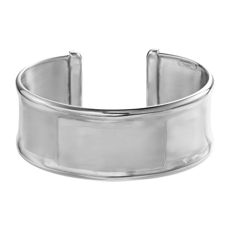 Accessorize in style with this sterling silver concave cuff bangle bracelet. Click on this JEWELRY & WATCHES GUIDE to learn about fit, styles, materials and more! Accessorize in style with this sterling silver concave cuff bangle bracelet. Click on this JEWELRY & WATCHES GUIDE to learn about fit, styles, materials and more! FEATURES Length: 7.25 in. Metal: sterling silver Finish: polished Packaging: boxed Size: One Size. Color: Silver Tone. Gender: female. Age Group: adult. Modern Polished Cuff Bracelet For Anniversary, Modern Wide Band Bangle With Polished Finish, Formal Polished Open Band Bangle, Timeless Silver Bangle Cuff Bracelet, Elegant Wide Band Cuff Bracelet With Polished Finish, Elegant Wide Band Bangle With Polished Finish, Timeless Silver Cuff Bangle, Elegant Sterling Silver Cuff Bracelet Wide Band, Elegant Polished Sterling Silver Cuff Bracelet