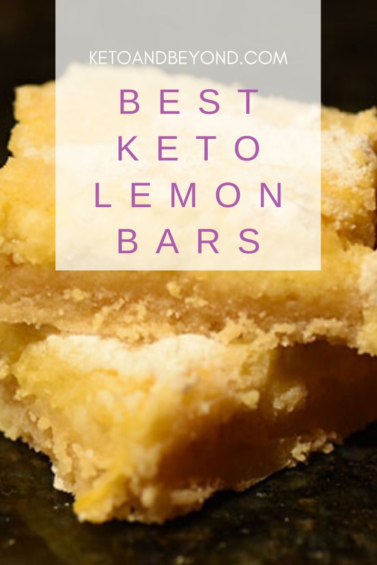 the best keto lemon bars recipe is easy to make and tastes just as good as they look