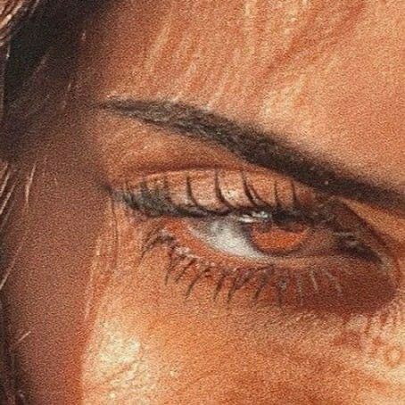 a woman's eye with long lashes