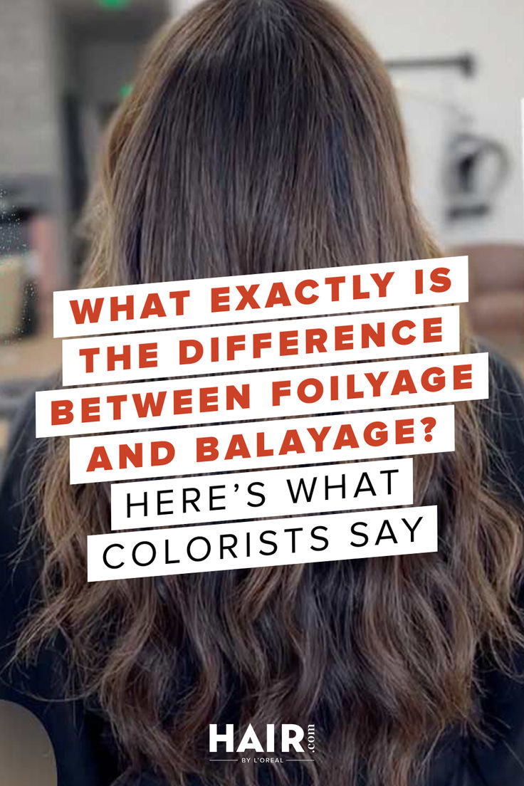 If you’re unsure whether to go for foilyage vs. balayage, here’s what you need to know before booking a salon appointment. Foilyage Hair Vs Balayage, What Is Bayalage, Growing Out Balayage, Brunette Extensions Balayage, Bayalage Vs Foilayage, What Is A Balayage, Full Vs Partial Balayage, Balayage Vs Foilyage, Half Balayage Vs Full Balayage