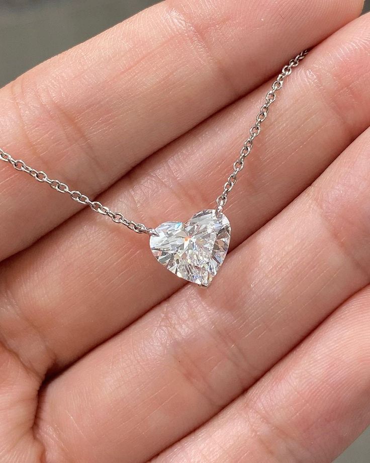 Heart Cut Lab Grown Diamond Necklace, Solitaire Diamond Necklace, Anniversary Gift, 14K Solid Gold Necklace, Diamond Necklace For Her, Handmade Jewelry By Denyjewel * Diamond Details * ↦ Total Diamond Weight : 1.25 Carats ↦ Center Diamond Shape : Heart ↦ Center Diamond Weight : 1.25 CT ↦ Color: E F ↦ Clarity: VS1 ↦ Setting: Prong ↦ Necklace Length: Selectable This lab-grown diamond was grown by the CVD /HTHP process. * Jewelry Details * ↦ Metal Purity: 14K Solid Gold ↦ Metal Tone: Yellow, White Round Solitaire Necklace For Valentine's Day Anniversary, Gia Certified Heart-shaped Diamond Jewelry, Anniversary Solitaire Necklace For Valentine's Day, Valentine's Day Brilliant Cut Solitaire Necklace, Valentine's Day Anniversary Round Solitaire Necklace, Valentine's Day Anniversary Solitaire Necklace, Fine Jewelry Heart-shaped Gia Certified, Round Cut Jewelry With Heart Charm For Valentine's Day, Gia Certified Fine Heart Shaped Jewelry