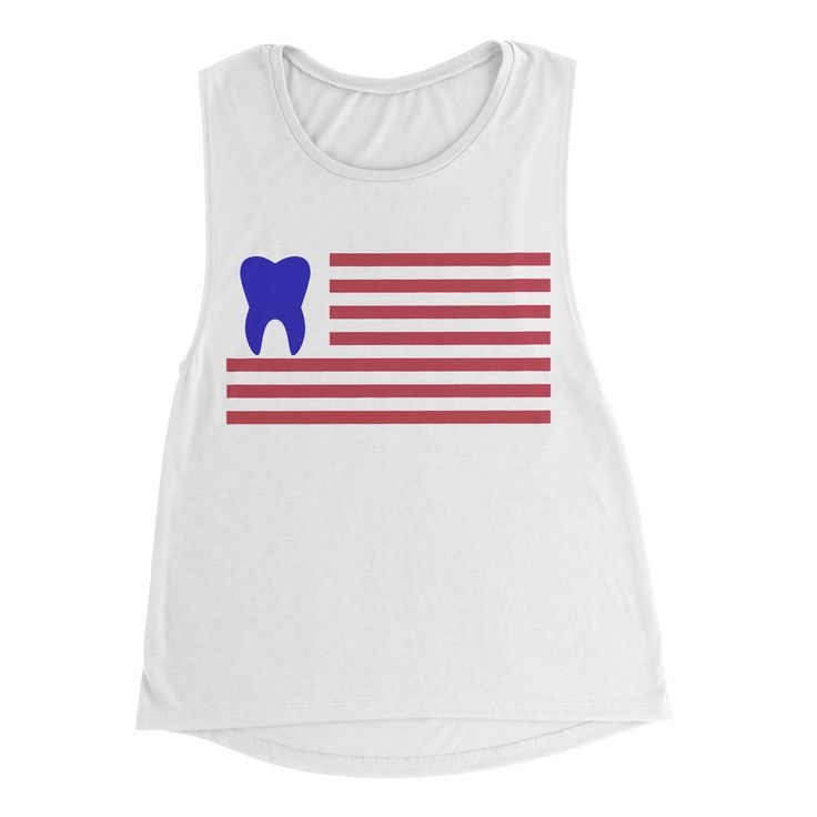 Sleeveless White Top With Screen Print, Casual Tops With Flag Print For Streetwear, Casual White Tank Top With Flag Print, Casual Streetwear Tops With Flag Print, Stretch White Pre-shrunk Tops, White Sleeveless Top With Flag Print, White Relaxed Fit Tank Top With Graphic Print, Patriotic White Tank Top With Flag Print, Patriotic White Screen Print Tops