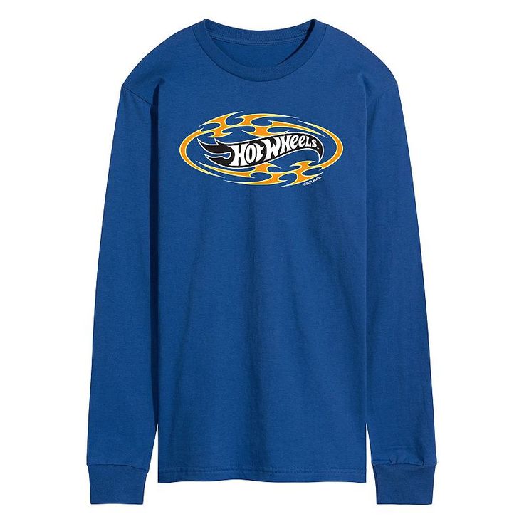 Rep the best part of your childhood in this Hot Wheels graphic tee. Rep the best part of your childhood in this Hot Wheels graphic tee. Crewneck Long sleevesFABRIC & CARE Cotton, polyester Machine wash Imported Size: XL. Color: Med Blue. Gender: male. Age Group: adult.