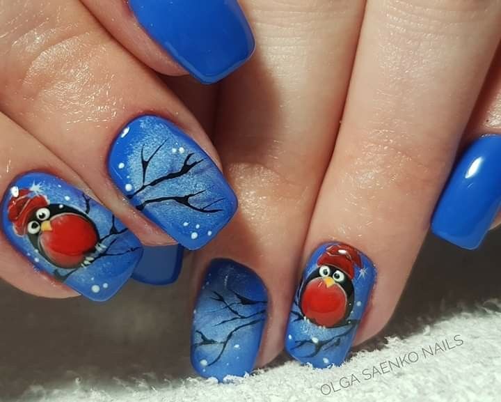 Bird Nails, Year Nails, Spring Nail Art, New Year's Nails, Spring Nail, Xmas Nails, Christmas And New Year, Spring Nails, Beauty Tips