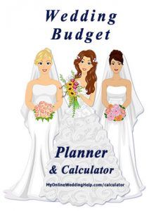 the wedding budget planner and calculator is available for all brides to choose from