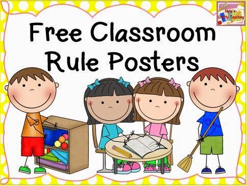 a classroom poster with three children and an open book in front of the words, free classroom