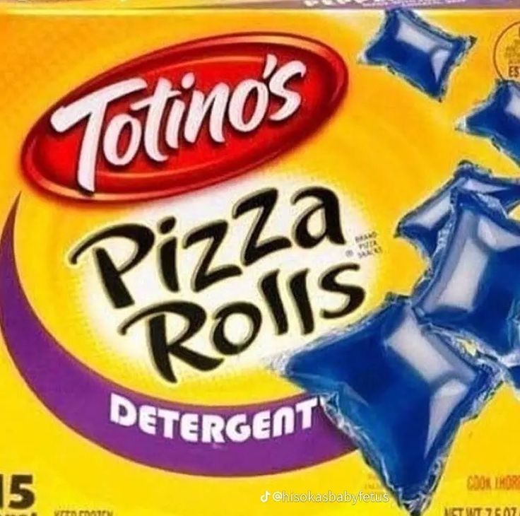 totinoo's pizza rolls detergent blue