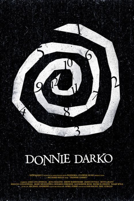 the cover to donne darko's book, which features an image of a spiral