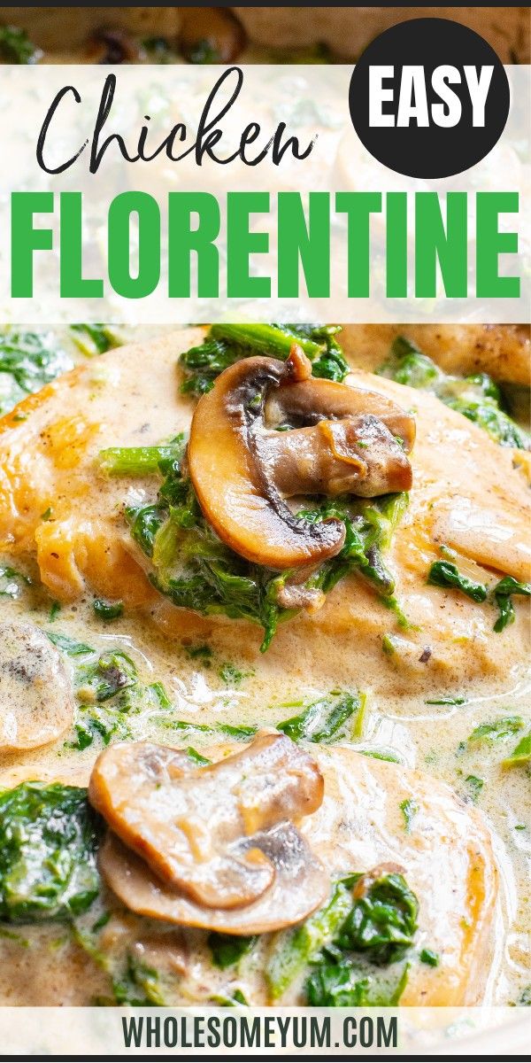 Chicken Florentine Easy Chicken Florentine, Chicken Spinach Recipes, Chicken Florentine Recipe, Creamy Spinach Sauce, Florentine Recipe, Spinach Recipes Healthy, Spinach Sauce, Florentines Recipe, Golden Chicken