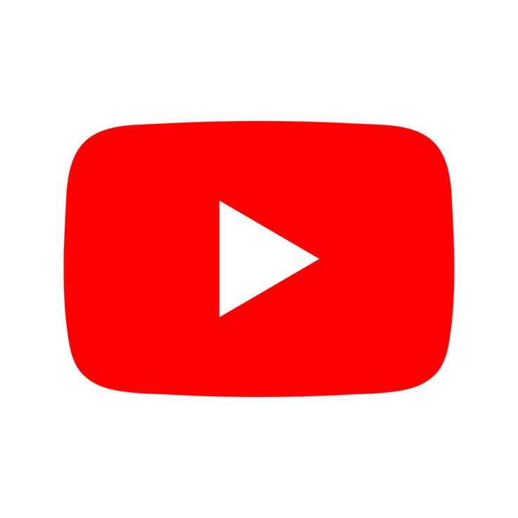 the youtube logo is shown in red and white, with an arrow pointing to the left