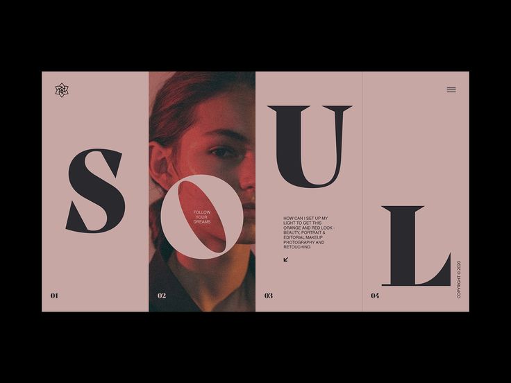 a poster with the words soul and an image of a woman's face on it