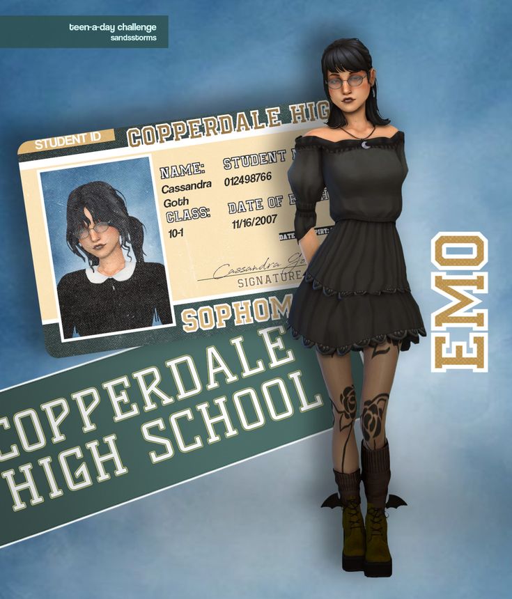 Cassandra Goth, Rule Breaker, To Miss, Sims 4, Beautiful People, High School