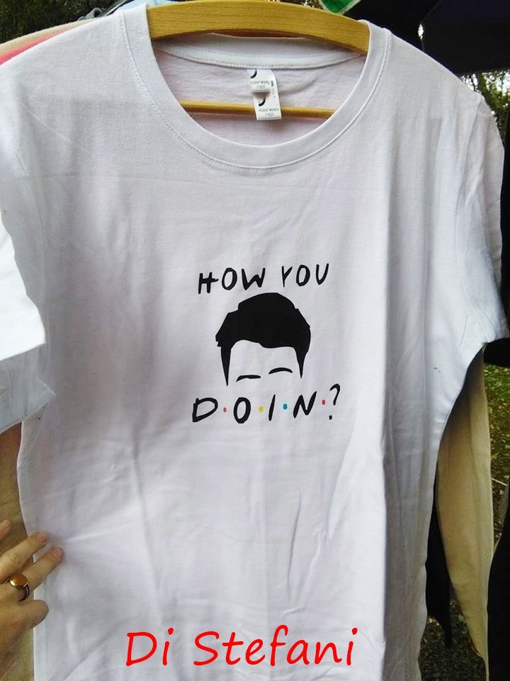 HOW YOU DOIN? JOEY T SHIRT! #joeytribbiani Joey Tribbiani, Friends Tv Show, Friends Tv, Small Business, Unique Items Products, T Shirts For Women, Tv, Women's Top, T Shirt