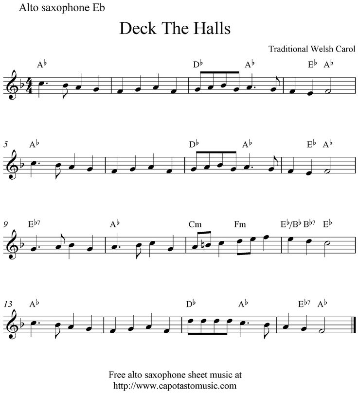 sheet music with the words deck the halls