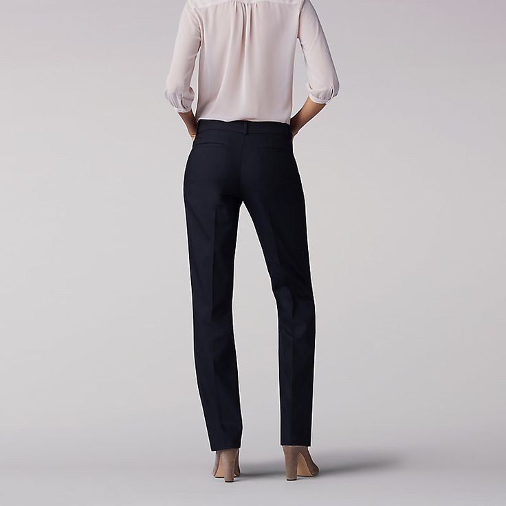 The secret may be out, but thanks to our hidden, shaping panel, you’re all in. Previously known as Perfect Fit, our Secretly Shapes Regular Fit Straight Leg Pant features a patented tummy panel for a slimmer, trimmer look&feel. Features include wrinkle-resistant twill and a patented, hidden panel that lifts, shapes and slims. 49% Cotton/47% Poly/4% Spandex. Black. 10 W / L L. Pattern: Elegant Stretch Dress Pants Straight Fit, Elegant Straight Stretch Dress Pants, Elegant Stretch Straight Dress Pants, Sleek Fitted Straight Bottoms, Elegant Pull-on Style Dress Pants For Workwear, Elegant Straight Dress Pants In Elastane, Elegant Stretch Straight Leg Work Pants, Elegant Stretch Work Pants With Straight Leg, Fitted Straight Bottoms For Workwear