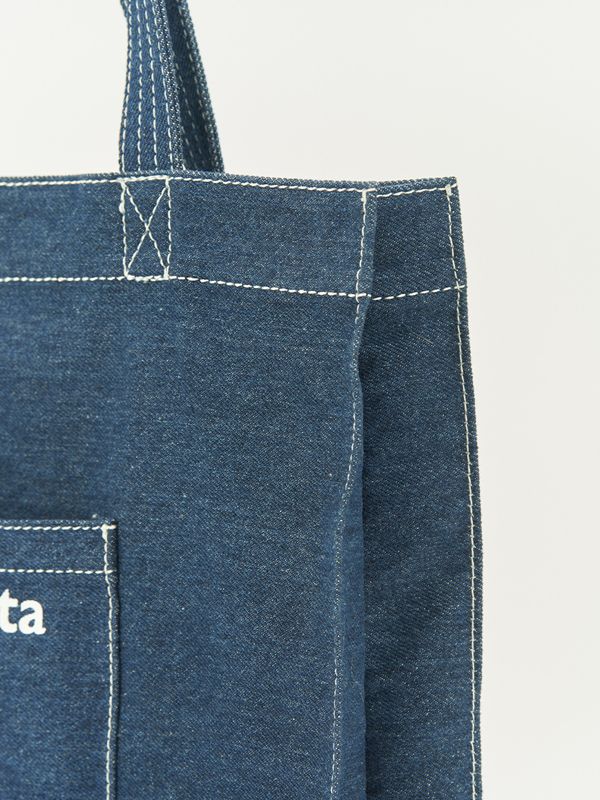 Editor's NoteMystiKotita is a knitting crochet brand that pursues sustainable and productive activities.- Shopper bag styled denim bag- Outer open pocket for a better practicality- Used big logo on the front- Natural and casual moodMeasurements(in.)- Size: 14.57 in. * 14.37 in. - Side Width: 3.54 in.- Outer Width: 3.94 in.- In-Pocket: 7.09 in.- Out-Pocket: 6.69 in. * 6.69 in. Composition & Care- 100% Cotton- Partially hand washDesigner- by MystiKotita Medium Wash Cotton Shoulder Bag With Zipper Pocket, Denim Blue Cotton Shoulder Bag With Zipper Pocket, Denim Blue Cotton Shoulder Bag For On-the-go, Blue Everyday Shoulder Bag With Side Pockets, Everyday Blue Shoulder Bag With Side Pockets, Denim Blue Cotton Bag For Daily Use, Denim Blue Cotton Bag With Zipper Pocket, Everyday Dark Wash Cotton Shoulder Bag, Cotton Bag In Medium Wash For Daily Use