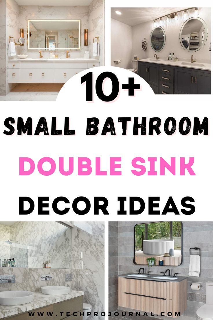 I'm all about maximizing style and function with double sink decor ideas for small bathrooms. From sleek storage solutions to stylish sink designs, these double sink decor ideas make the most of every inch while keeping the space elegant and organized. Double Sink Decor Ideas, Bathroom Double Sink Decor, Double Sink Decor, Double Sink Vanity Decor, 2 Sink Bathroom Ideas, Small Double Vanity Bathroom, Small Bathroom Double Vanity, Small Double Vanity, Small Bathroom Double Sink