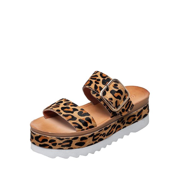 S70 Afra Leopard Pattern Espadrille Flatform Slide Sandals A light cushioned footbed amplifies the comfort level of these mule. A simple slide that can easily be paired with any outfit and perfect for every occasion. Details Upper made of fine quality leather Insole is latex cushioned and coated in smooth breathable leather Height is 2 If you like Leopard Pattern Espadrille Flatform Slide SandalsWalk this way to fabulous! Explore our latest Cross Front Low Platform Sandals Trendy Platform Slides With Flat Heel, Trendy Flat Heel Platform Slides, Casual Platform Slip-on Slides, Spring Comfortable Platform Slippers With Leather Footbed, Comfortable Leather Footbed Platform Slippers For Spring, Comfortable Cushioned Slide Platform Slippers, Summer Slip-on Mules With Arch Support, Summer Flat Clogs With Leather Footbed, Trendy Textured Platform Slip-on Slippers