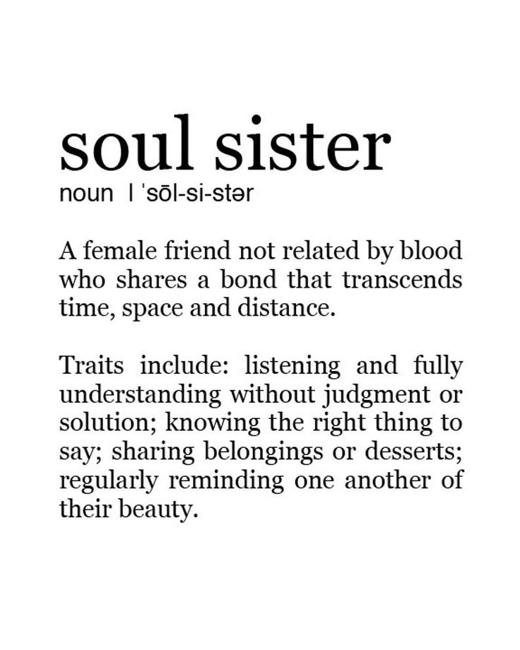 an article about soul sister in black and white with the caption's description