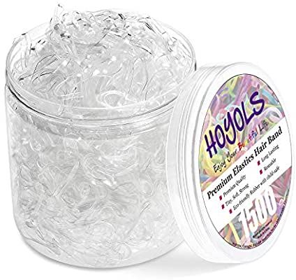 Amazon.com: Pulseiras de borracha elástica Hoyols para cabelo e rabo de cavalo: Gateway Dr Belongings, Alat Makeup, Clear Hair, Hair Rubber, U Shaped Hair, Hair Rubber Bands, Hair Elastic, Girls Braids, Elastic Hair Ties