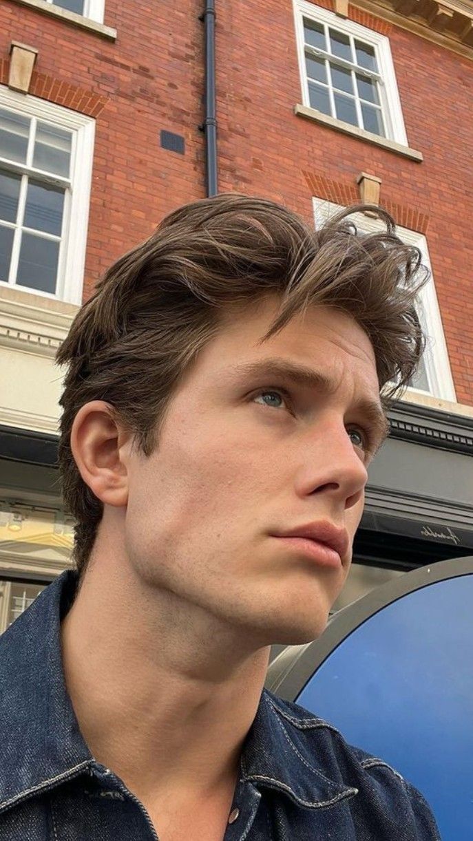 Brown Hair Color Men, Light Brown Hair Men, Brown Hair Male, Warm Brunette, Brown Hair Men, Mens Hairstyles Medium, Wavy Hair Men, Men Hair Color, Men Haircut Styles