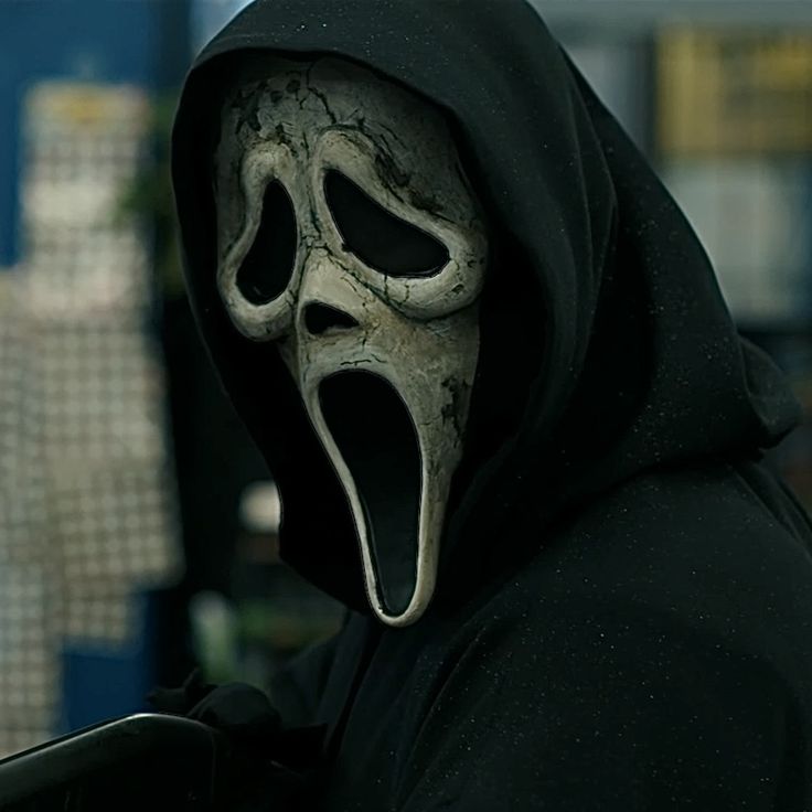 Ghostface in Scream 6 Ghostface Scream Vi, Ghostface Icons, Ghost Face Pfp, Scream Picture, Scream Icons, Ghostface Mask, Scream Characters, Scream Vi, Ghost Mask