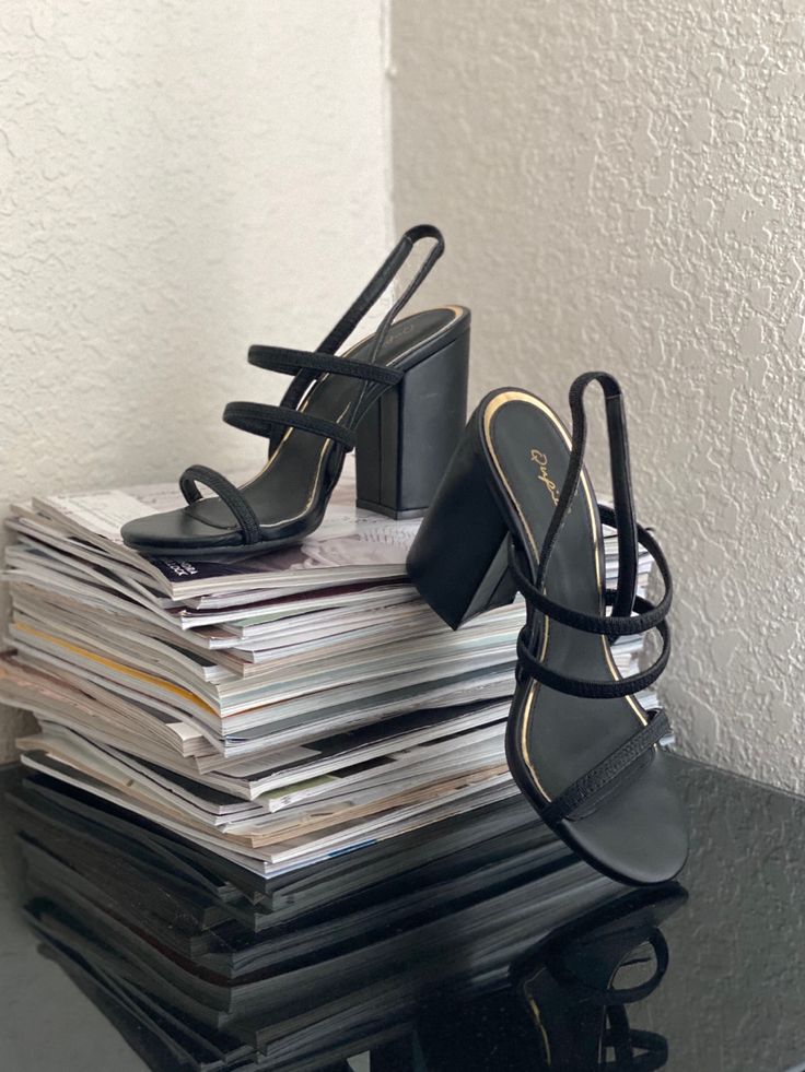 For an instant wardrobe upgrade, pair the Strappy Block Heels with your fave denim for an off-duty look. ⠀⠀ #strappyheels #blackheels #blockheels #blockheelsandals #offdutystyle #casualchicstyle #opentoeheels #strappysandals #neutralfashion #neutralaesthetic #neutralstyle #neutralpalette #neutraltones Casual Sandals With Stacked Heel, Luxury Summer Block Heels With Ankle Strap, Modern Cheap Sandals With Stacked Heel, Cheap Trendy Block Heels With Heel Strap, Trendy Cheap Block Heels With Heel Strap, Cheap Open Toe Block Heels, Cheap Modern Sandals With Stacked Heel, Casual Ankle Strap Block Heels, Cheap Stacked Heel Block Heels For Evening