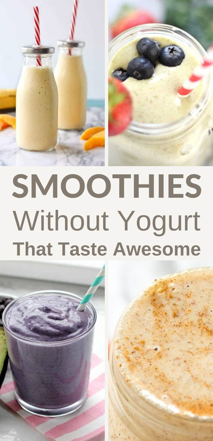 smoothies without yogurt that taste awesome