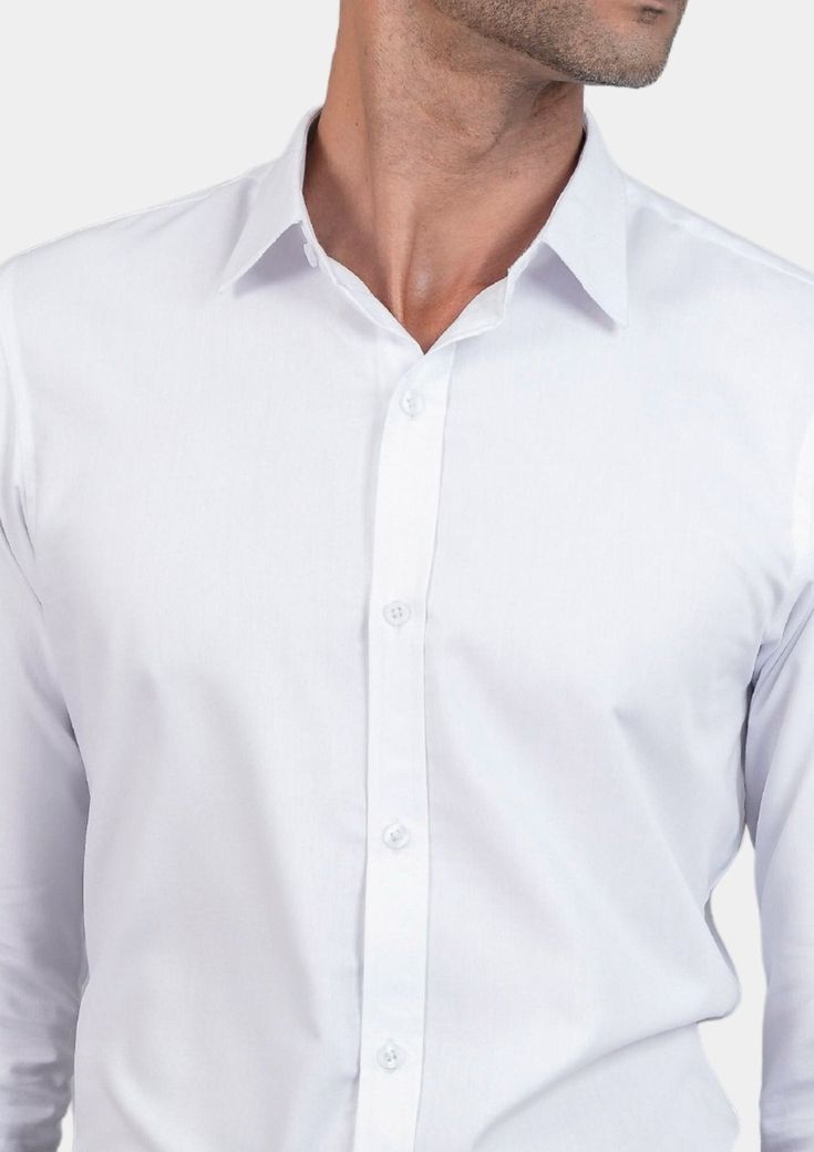 Delivered in just 3 weeks. Covered by our Free Remake Guarantee. Don’t forget Pants, Jackets, Ties & Squares. White Cotton Dress Shirt For Work, White Cotton Semi-formal Shirt, Semi-formal White Cotton Shirt, White Semi-formal Cotton Shirt, White Cotton Dress Shirt For Office, White Cotton Dress Shirt For Business Casual, Classic White Business Shirt, Classic White Business Casual Shirt, Classic White Office Shirt