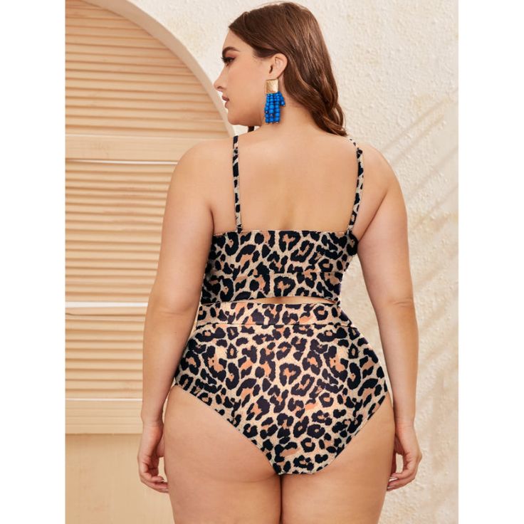 Our Bikini High Waist Split Women's Swimsuit is the perfect summer outfit for your next beach day. It is made from a high-quality material that feels soft and light. The swimsuit is available in different colors and sizes. It has a low-cut neckline and wide halter neck-straps. This is the perfect swimsuit for your next beach day! So shop for these Bikini High Waist Split Women's Swimsuit for Women now only at Curvy Waves and look good in the pool too. Size Chart: Features: Material: Nylon Gender Perfect Summer Outfit, Perfect Swimsuit, Fashion Plus Size, Trendy Plus Size Clothing, Plus Size Clothing, Summer Outfit, Perfect Summer, Beach Day, Women Swimsuits