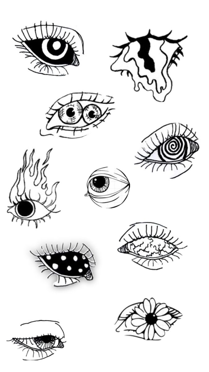 an assortment of different types of eyes