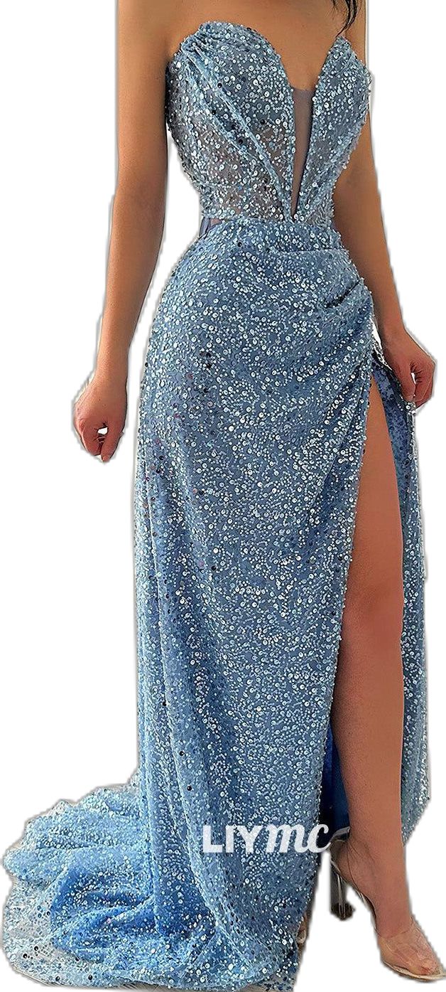 Sea Prom Dress, Light Blue Sparkly Dress, Under The Sea Prom, Blue Sparkly Dress, Sleeveless Prom Dress, Sparkly Prom Dress, Wedding Guest Attire, Prom Dresses Sleeveless, Guest Attire