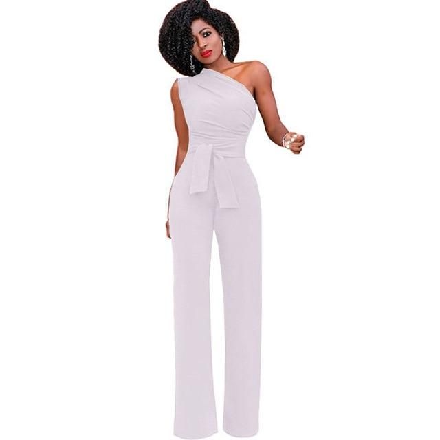 Shop One Shoulder Elegant Jumpsuit online at just $33.99 from Prolyfstyles.com. It is online store, offers women dresses, men suits, dress shoes, mens watches, ladies swimwear, high heel shoes, women rings, earrings and much more. Browse and Order now. Formal Stretch Strapless Jumpsuit, Elegant Off-shoulder Jumpsuits And Rompers For Party, Elegant Off-shoulder Jumpsuit For Party, Elegant Strapless One-piece Jumpsuit For Summer, Elegant Fitted Strapless Jumpsuit For Spring, White Off-shoulder Evening Jumpsuits And Rompers, White Off-shoulder Jumpsuits And Rompers For Evening, White Off-shoulder Jumpsuit For Party, Fitted Jumpsuits And Rompers With Asymmetrical Neckline For Party