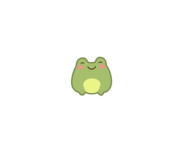 a green frog with its eyes closed